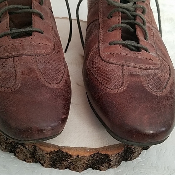 Geox Respira Mens Brown Shoes Sz 40 - Picture 2 of 6